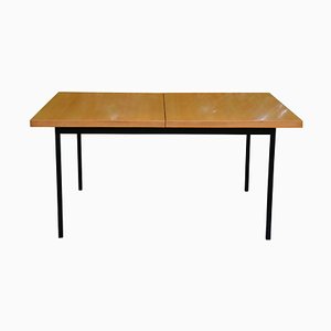 Mid-Century Extendable Birch Veneer No. 413 Dining Table by Fred Ruf for Knoll Inc. / Knoll International-LXP-774359