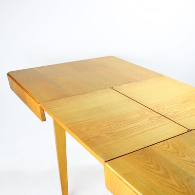 Mid-Century Extendable Dining Table in Ash Wood, 1960s-UL-1763024