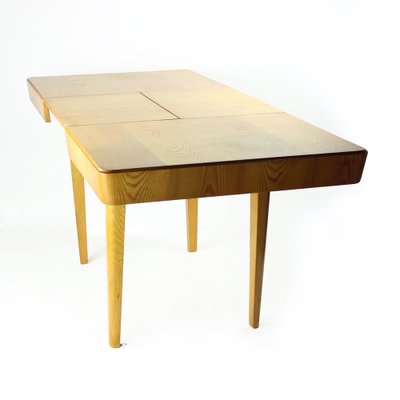 Mid-Century Extendable Dining Table in Ash Wood, 1960s-UL-1763024