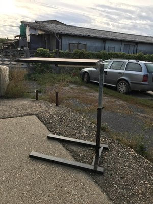 Mid-Century Extendable Office Desk in Metal, 1960s-OXJ-742531