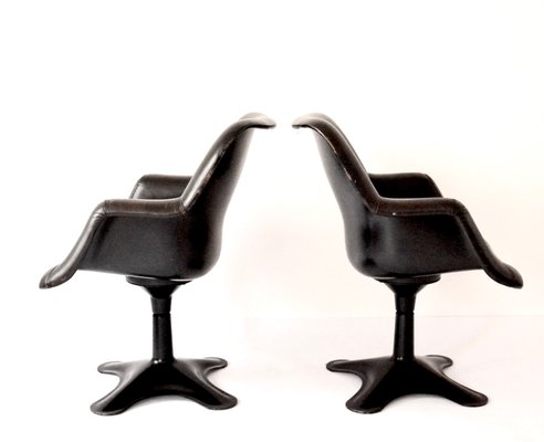 Mid-Century Finnish Model Junior Swivel Chairs by Yrjo Kukkapuro for Haimi, 1960s, Set of 2-APD-587361