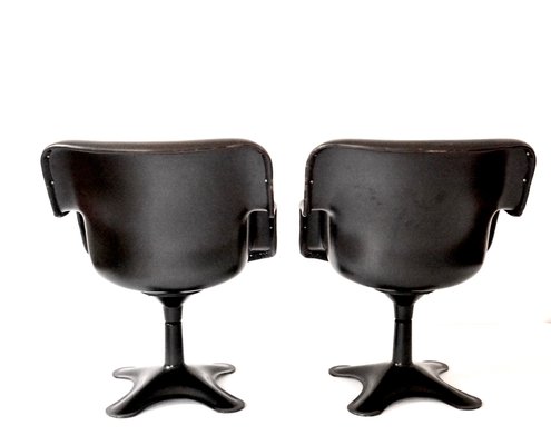 Mid-Century Finnish Model Junior Swivel Chairs by Yrjo Kukkapuro for Haimi, 1960s, Set of 2-APD-587361