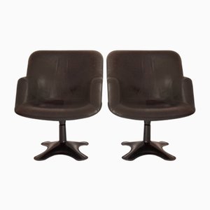 Mid-Century Finnish Model Junior Swivel Chairs by Yrjo Kukkapuro for Haimi, 1960s, Set of 2-APD-587361