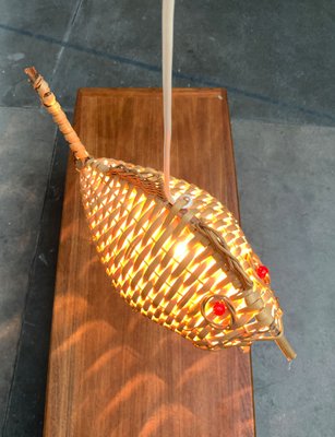 Mid-Century Fish Pendant Lamp, 1960s-UAH-1238776