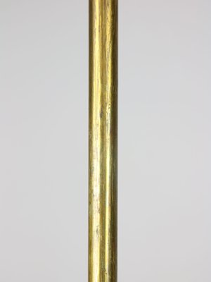 Mid-Century Floor Lamp in Brass and Marble-HGJ-1299441