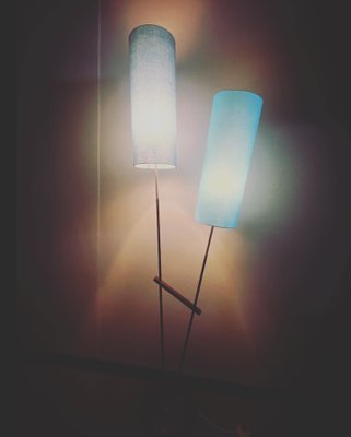 Mid-Century Floor Lamp with Two Fluorescent Spots from Richard Essig, 1960s-PYR-1438647