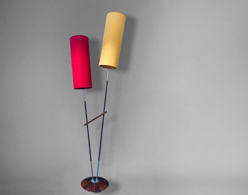 Mid-Century Floor Lamp with Two Fluorescent Spots from Richard Essig, 1960s-PYR-1350454