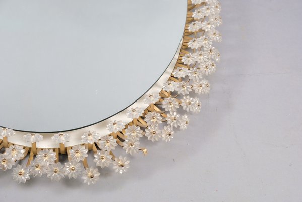 Mid-Century Flower Backlit Mirror by Rupert Nikoll-CIP-782966