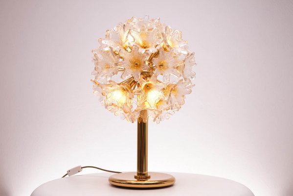 Mid-Century Flower Lamp in Murano Glass by Paolo Venini for Veart, 1960s-KIJ-1382883