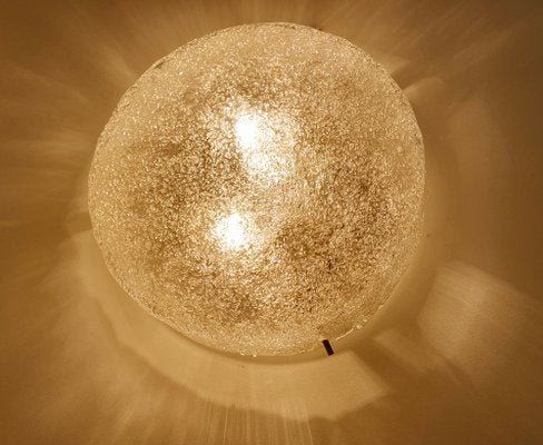 Mid-Century Flush Light in Murano Glass from Hillebrand-GUT-2034594