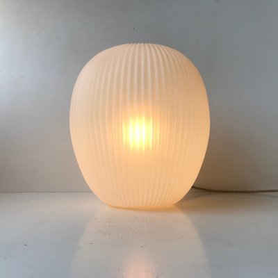 Mid-Century Fluted White Pendant Lamp by Heifetz for Rotaflex, 1960s-LCR-970114