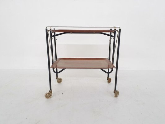 Mid-Century Foldable Serving Trolley, 1960s-ZO-907185