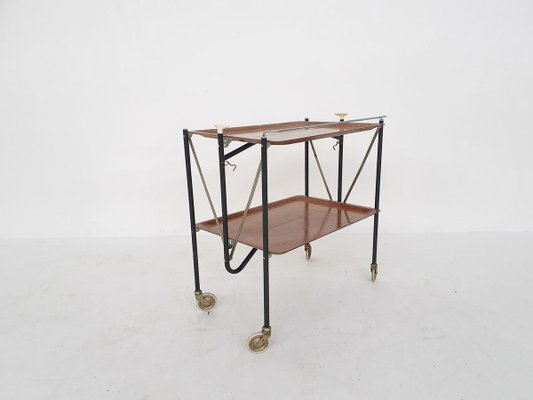 Mid-Century Foldable Serving Trolley, 1960s-ZO-907185