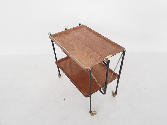 Mid-Century Foldable Serving Trolley, 1960s-ZO-907185