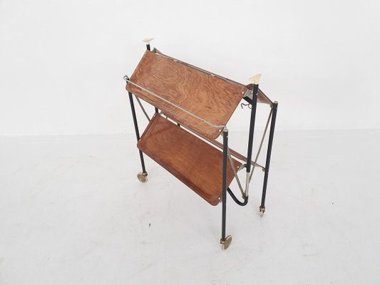 Mid-Century Foldable Serving Trolley, 1960s-ZO-907185