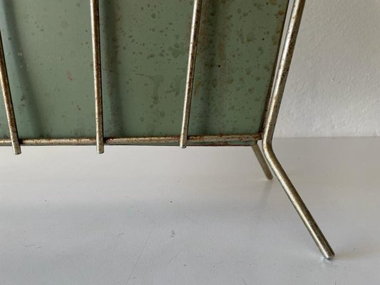 Mid-Century Frame Design Green Metal Umbrella Stand, 1950s-RDS-1368227