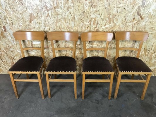 Mid-Century Frankfurter Chairs, 1950s, Set of 4-EJL-1322972