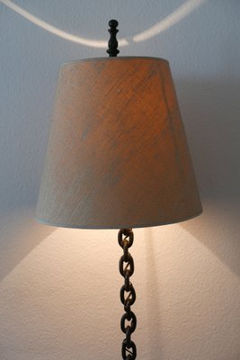 Mid-Century Franz West Style Wrought Iron Chain Floor Lamp, 1960s, Germany-WPT-901335