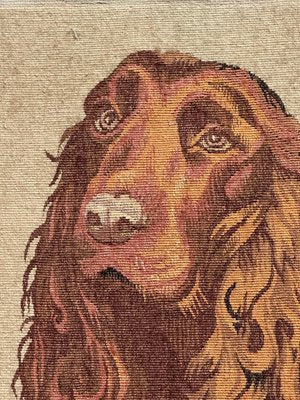 Mid-Century French Aubusson Tapestry with Dog Design from Bobyrugs, 1920s-YMM-1818931