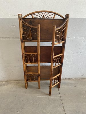 Mid-Century French Bamboo and Rattan Shelf, 1950s-DHH-686888