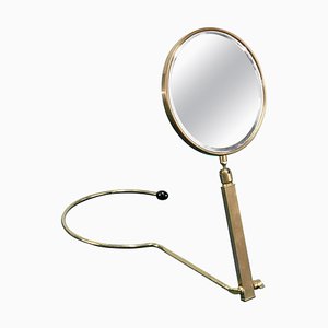 Mid-Century French Brass Adjustable Table Mirror, 1950s-JDR-1125948