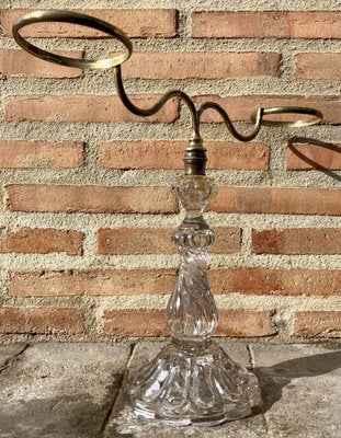 Mid-Century French Brass Candleholder, 1950s-NOU-803891