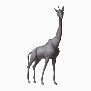 Mid-Century French Brass Patinated Giraffe Object-JRP-1703193