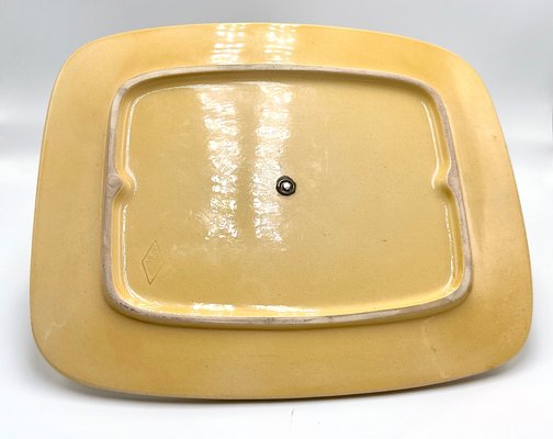 Mid-Century French Ceramic Cheese Plate from Orfinox, 1960s-ZCY-1750471