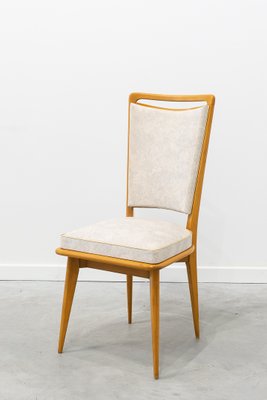 Mid-Century French Dining Chairs, 1950s, Set of 6-UJE-663473