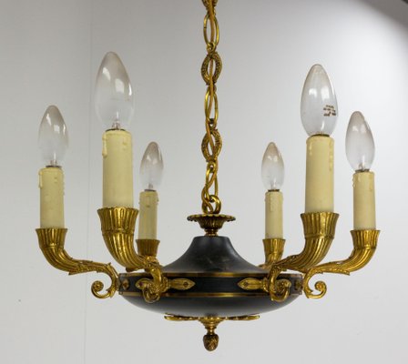 Mid-Century French Empire Revival Chandelier-RIU-1329303