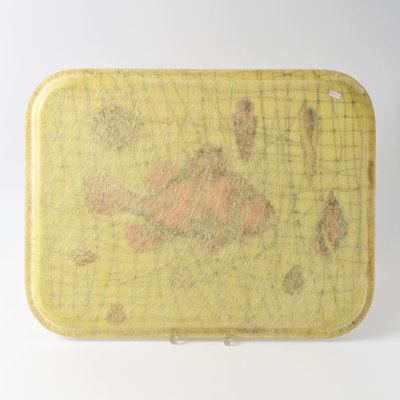 Mid-Century French Fiberglass Serving Tray, 1960s-IXK-1822202