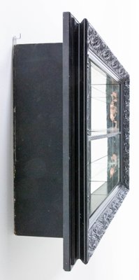 Mid-Century French Louis XV Style Decorative Mirrored Shelf in Stucco Frame-RIU-1142272