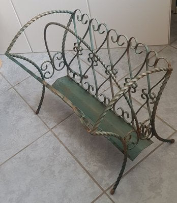 Mid-Century French Magazine Rack from Chaty Vallauris, 1950s-QDP-919052