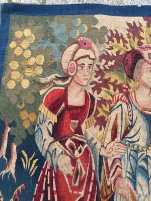 Mid-Century French Medieval Style Aubusson Tapestry, 1920s-YMM-1817194