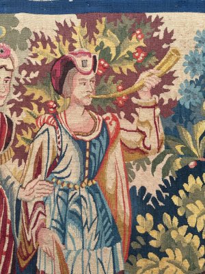 Mid-Century French Medieval Style Aubusson Tapestry, 1920s-YMM-1817194