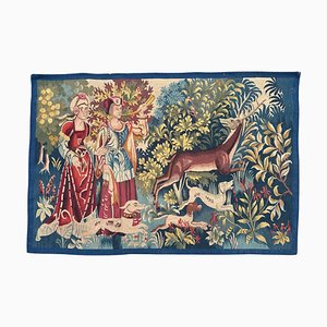 Mid-Century French Medieval Style Aubusson Tapestry, 1920s-YMM-1817194