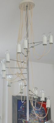 Mid-Century French Model A16 Chandelier by Alain Richard for Disderot, 1950s-MAO-553110