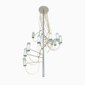 Mid-Century French Model A16 Chandelier by Alain Richard for Disderot, 1950s-MAO-553110