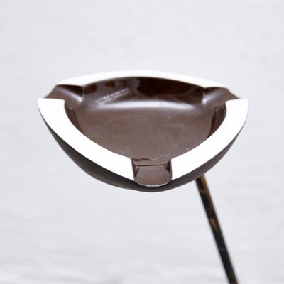 Mid-Century French Modern Ceramic Metal Ashtray by Mathieu Matégot for Artimeta, 1950-WM-1157769