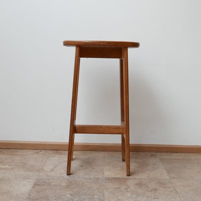 Mid-Century French Oak Bar Stools by Guillerme et Chambron, Set of 3-JRP-996762