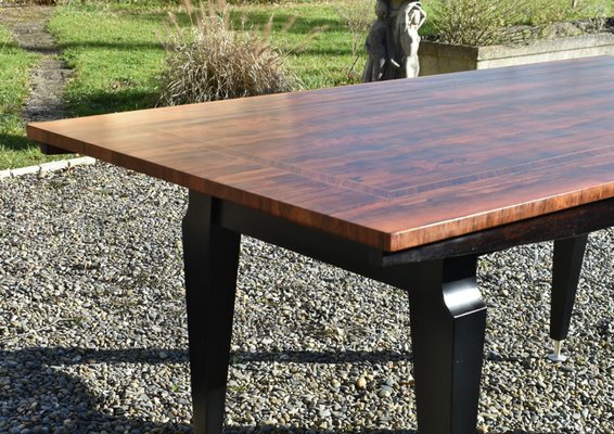 Mid-Century French Rosewood Dining Table-CTD-1228645