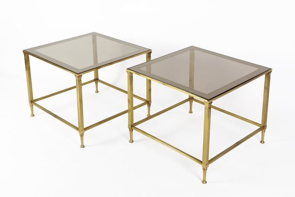 Mid-Century French Side Tables from Maison Jansen, 1950s, Set of 2-UAK-630539