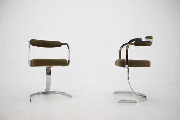 Mid-Century French Space Age Dining Chairs, 1960s, Set of 2-TZ-1362435