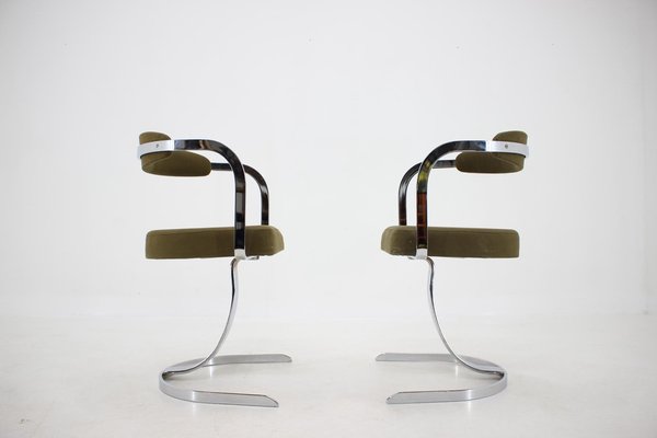 Mid-Century French Space Age Dining Chairs, 1960s, Set of 2-TZ-1362435