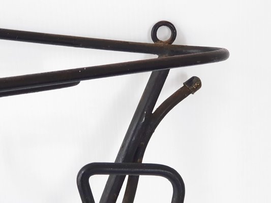 Mid-Century French Steel Coat Rack, 1950s-CGX-564517