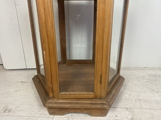 Mid-Century French Teak Wood Vitrine Display Cabinet, 1960s-WZZ-1122034