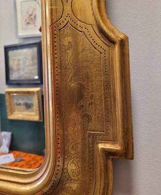 Mid-Century Garibaldino Mirror, Lombardo, Italy-NUC-1756512