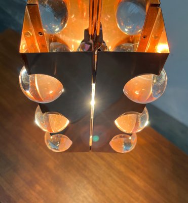 Mid-Century German Acryl and Copper Pendant Lamp from Cosack, 1960s-UAH-1750034