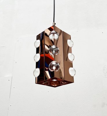 Mid-Century German Acryl and Copper Pendant Lamp from Cosack, 1960s-UAH-1750034