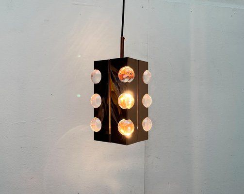 Mid-Century German Acryl and Copper Pendant Lamp from Cosack, 1960s-UAH-1750034